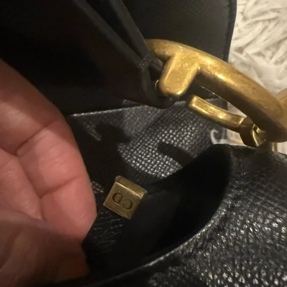 Dior Black Leather Saddle Bag - Picture 11 of 11